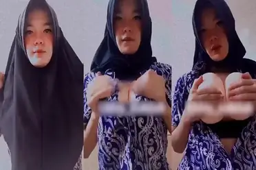 Bokep Jilbab Nabilah Toge Remas Toket Gede Viral